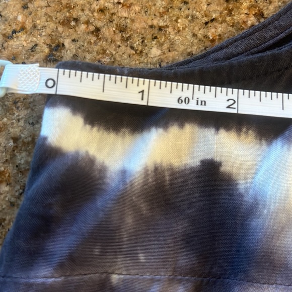 A.N.A Black Tie Dye Top sz XL - Picture 5 of 6
